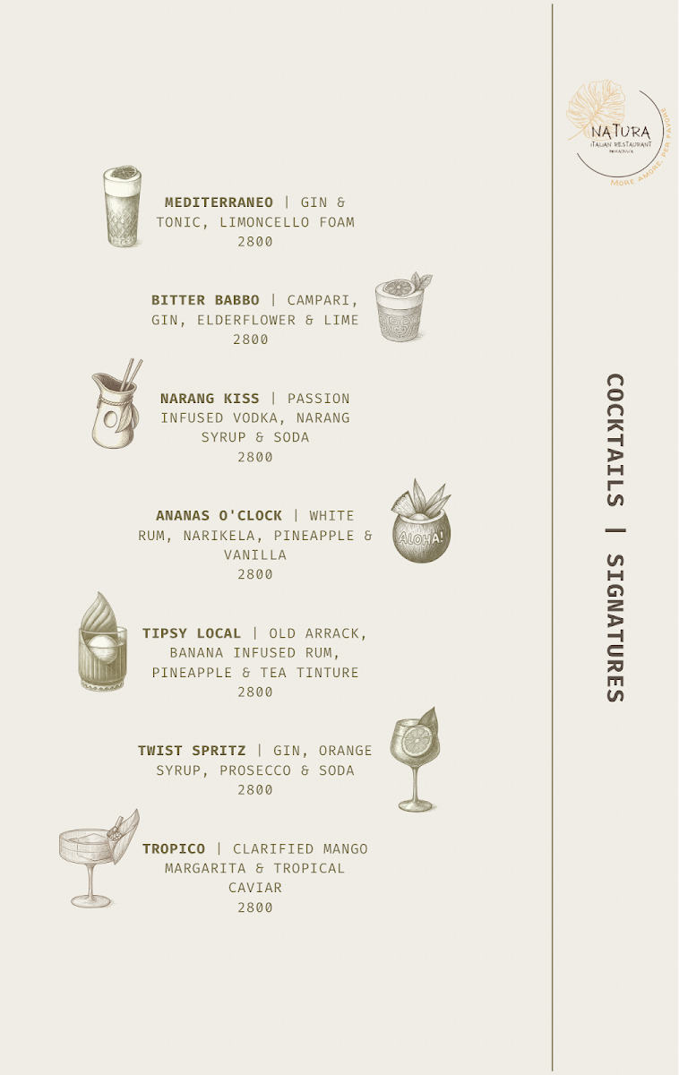 Menu Natura Italian Restaurant-10