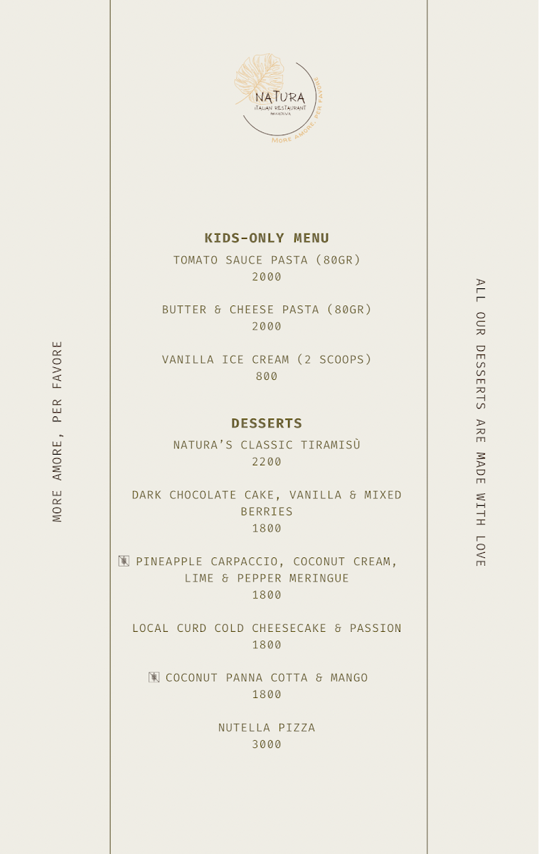 Menu Natura Italian Restaurant-6